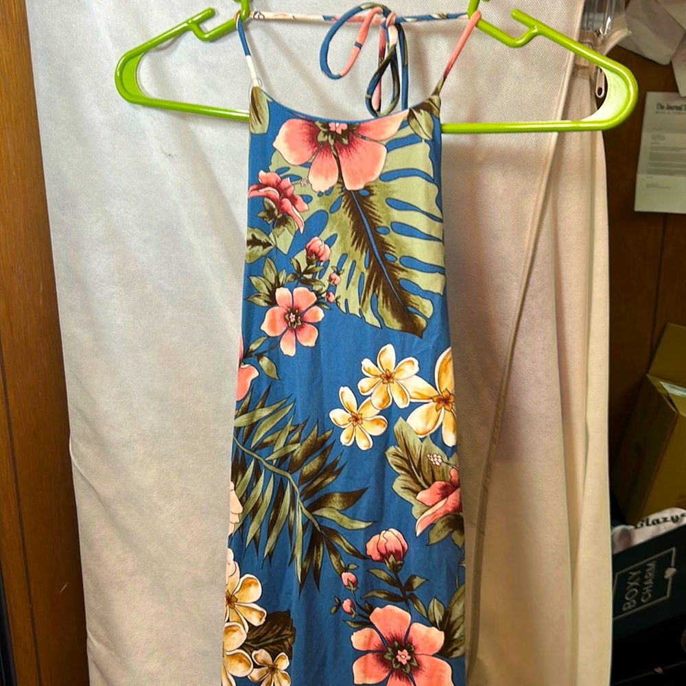 Super Cute Hawaiian Mini Dress